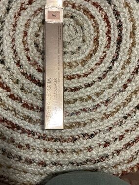 Natasha Denona Door Mat with Cream, Brown and Rust Spiral Weave